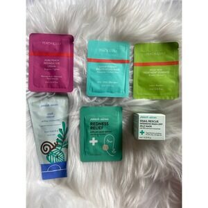 Peach & Lilly Peach Slices‎ Skincare Sample Bundle; Eye Cream Moisturizer & More